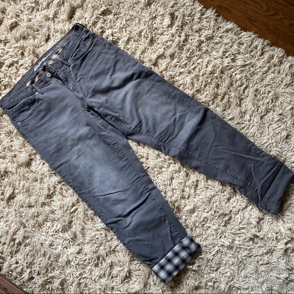 Eddie Bauer Flannel Lined Jeans